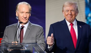 Bill Maher and President Donald Trump.