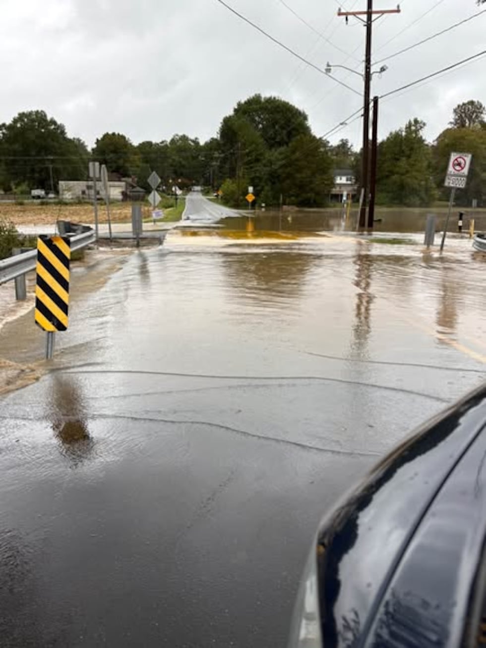 Remnants of Isaias caused flooding in Lenoir on several roadways including Pennell Street near...
