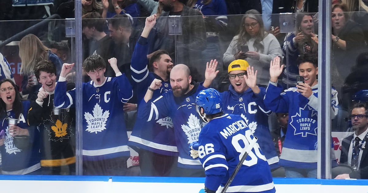 Kirill Marchenko’s Toronto Maple Leafs breakout muddied by costly mistake in overtime