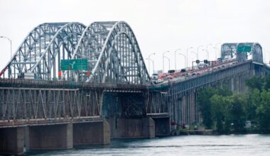 Mercier Bridge closes one lane toward Montreal indefinitely - CTV News