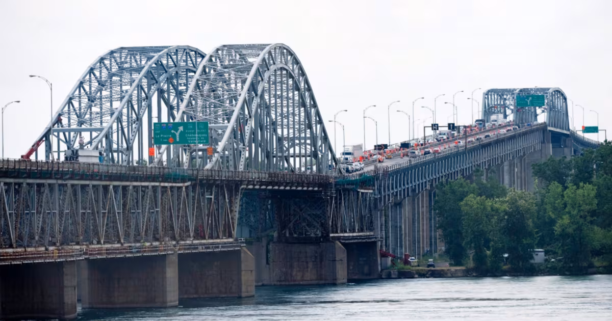 Mercier Bridge closes one lane toward Montreal indefinitely - CTV News