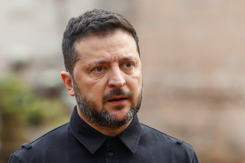Ukrainian President Volodymyr Zelensky
