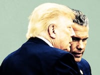 Donald Trump and Pete Hegseth