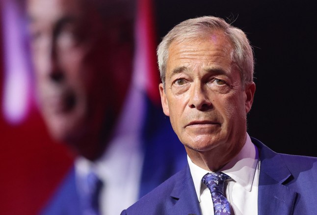 epa13117654 Reform UK leader Nigel Farage speaks at the CPAC GB conference in London, Britain, 17 July 2026. Hard-right political figures are gathering in London for the inaugural British spin-off of America???s CPAC gathering. EPA/ANDY RAIN