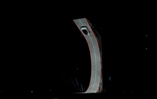 Tesla unveils its long-delayed Roadster nearly a decade after first revealing a next-generation version of its original electric sports ???car, at a launch event in Waco, Texas, US, on October 15, 2026, in this still image taken from a handout video. Tesla/Handout via REUTERS THIS IMAGE HAS BEEN SUPPLIED BY A THIRD PARTY. NO RESALES. NO ARCHIVES. MANDATORY CREDIT.