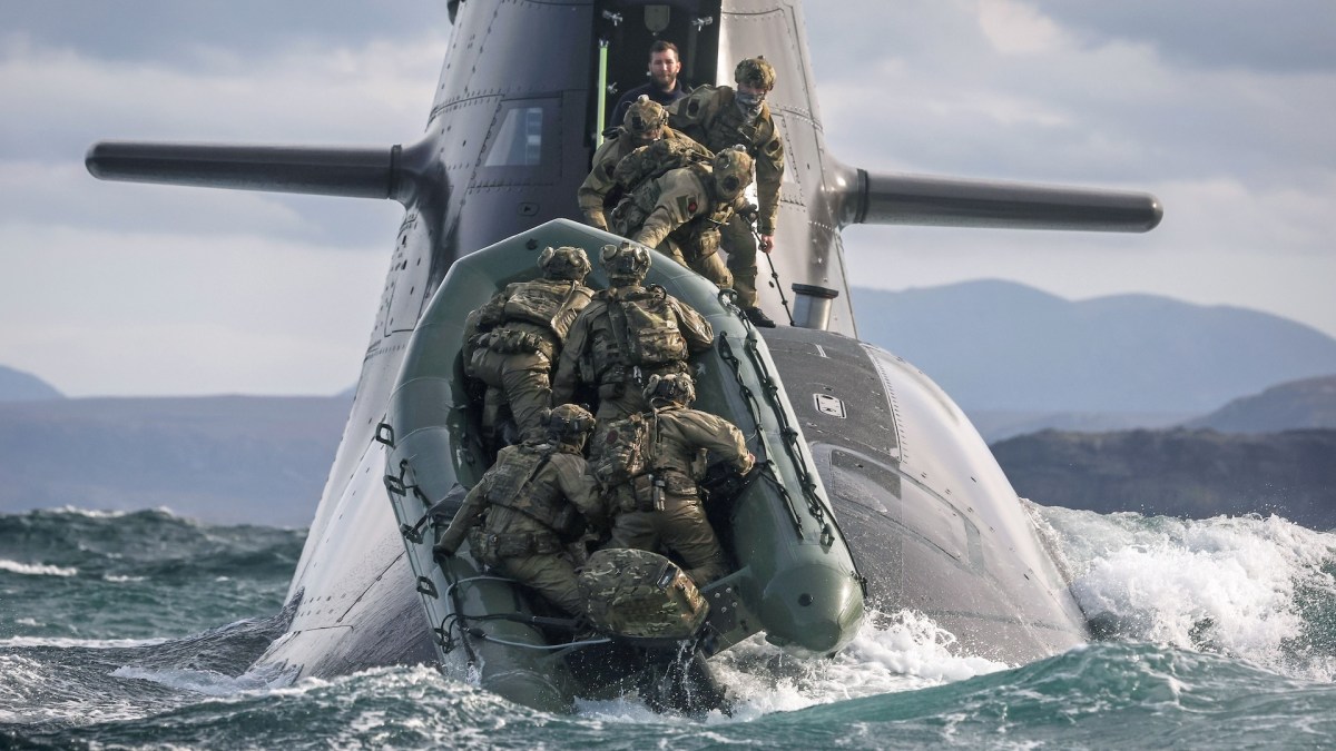 British Commandos Emerge From German Submarine During Major NATO Exercise