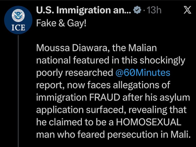 ICE's juvenile post sparked outrage.
