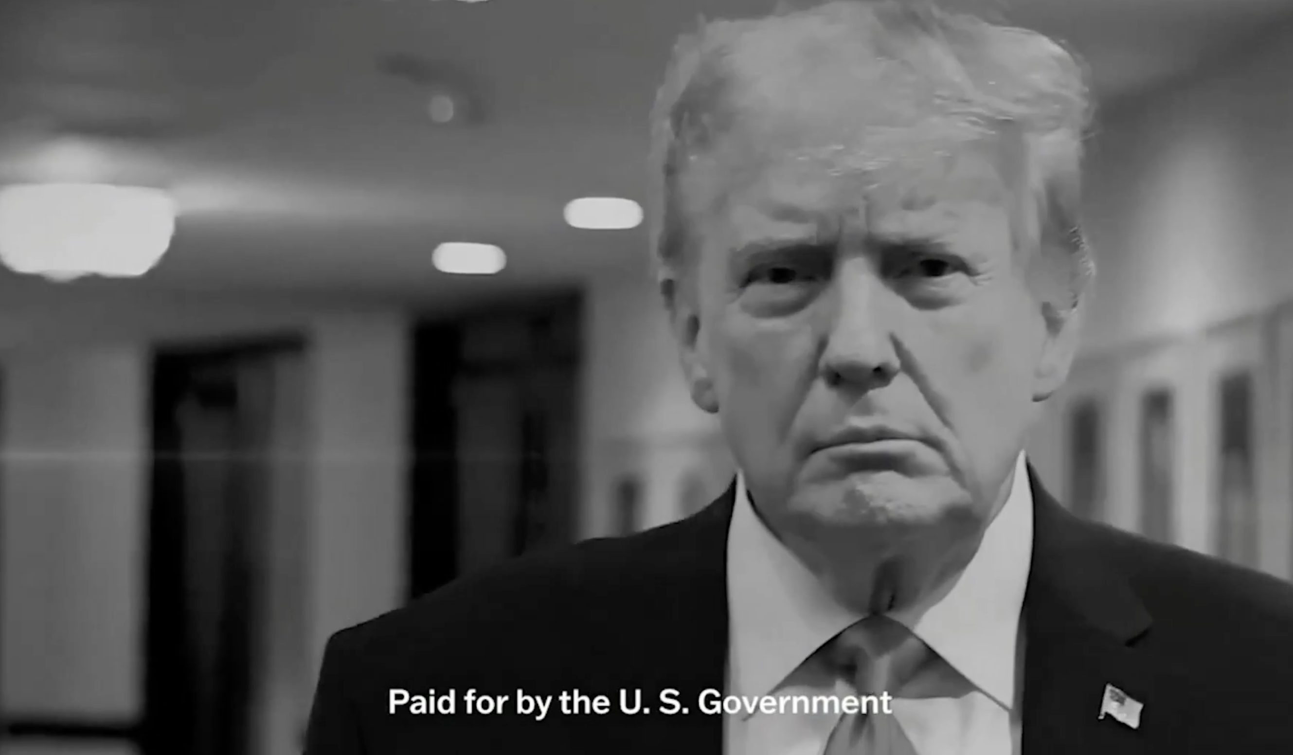 Taxpayer-funded ads featuring Trump, military imagery and glowing praise are airing nationwide ahead of the midterms, including one that claims ‘God made Trump’