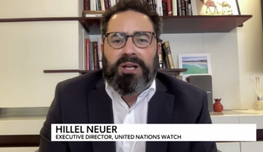 Hillel Neuer on Newsmax: “The U.N. Scapegoats Israel”