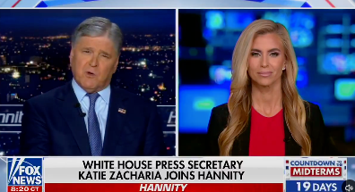 An unnamed source familiar with the matter told Politico the prime-time appearance on the president’s preferred channel amounted to a ‘sanctioned hit’ on the embattled press secretary