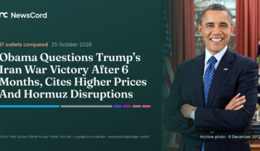 Obama Questions Trump’s Iran War Victory After 6 Months, Cites Higher Prices And Hormuz Disruptions: 17 outlets compared