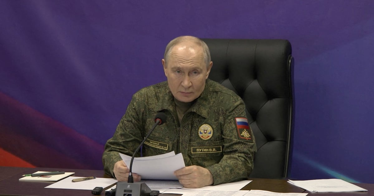 Putin Brutally Mocked by His Own for Bogus War Briefing