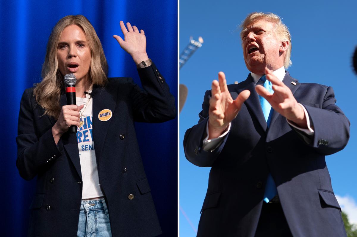 Trump attacks Democratic Senate candidate Annie Andrews with anti-trans slur
