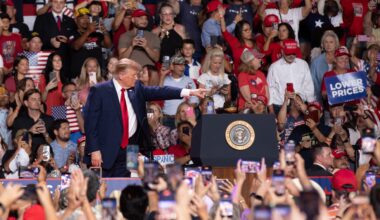 Trump rallies in San Antonio to coax Republicans to hold the line