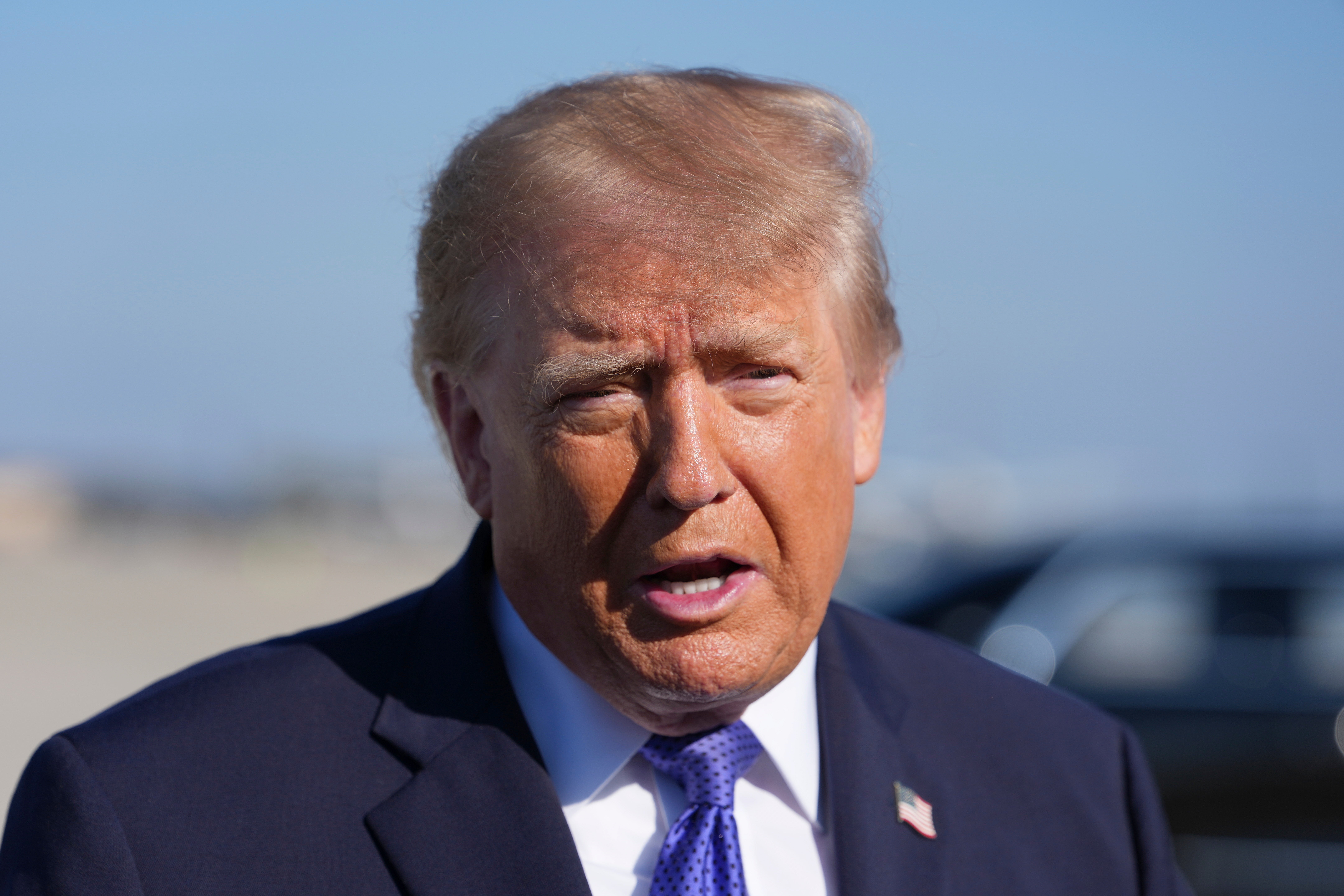 President Trump met with the top US commander in the Middle East on Thursday amid reports that he will resume strikes on Iran after the midterm elections