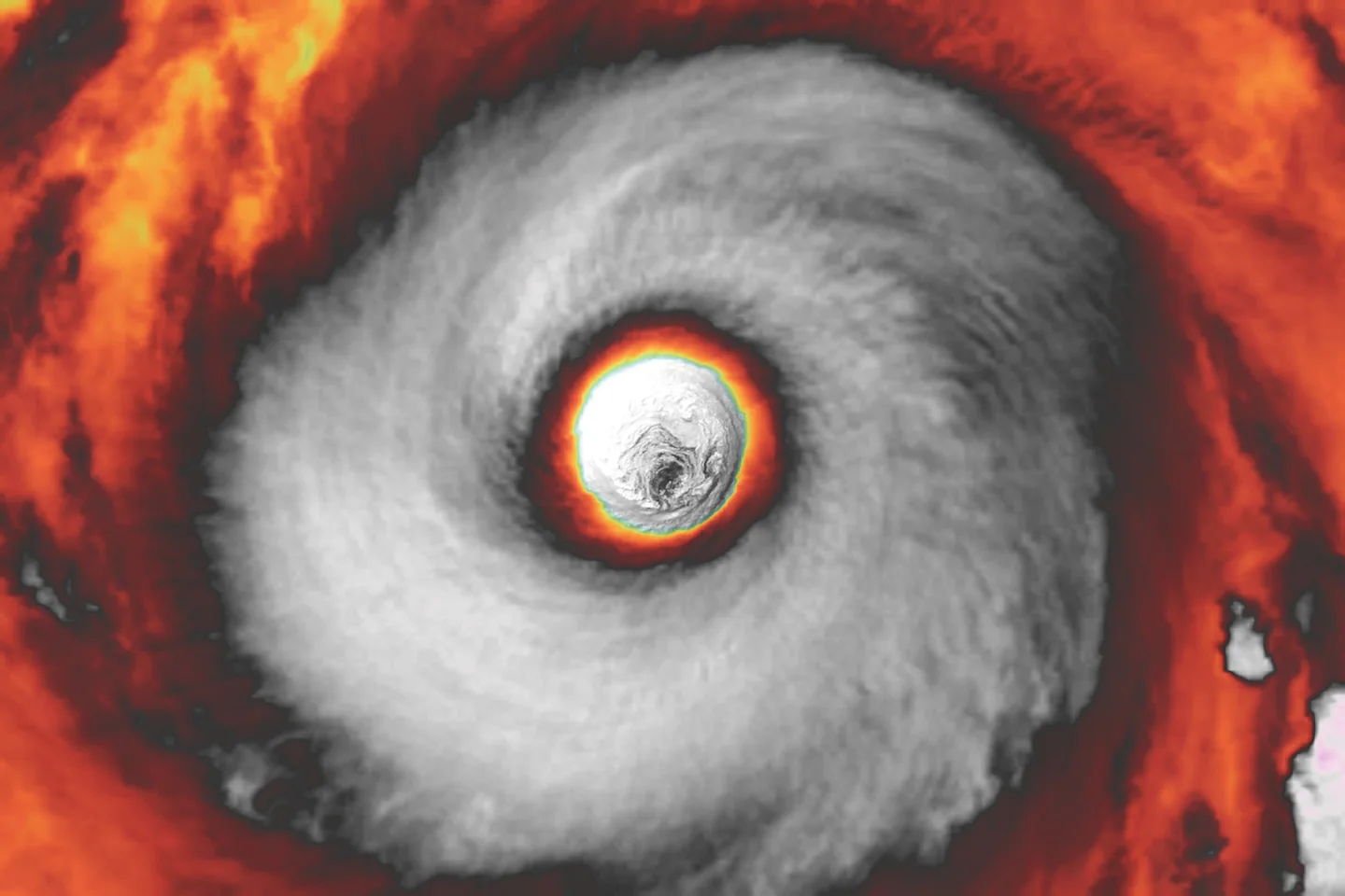 See Super Typhoon Champi’s giant eye as it swirls across the Pacific