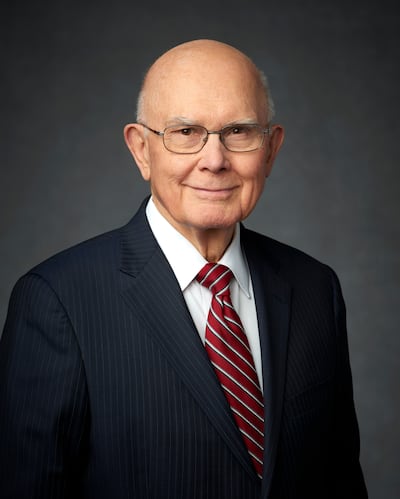 President Dallin H. Oaks, President of The Church of Jesus Christ of Latter-day Saints.