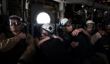 Aboard the USS George Washington, young sailors adjust to war with Iran