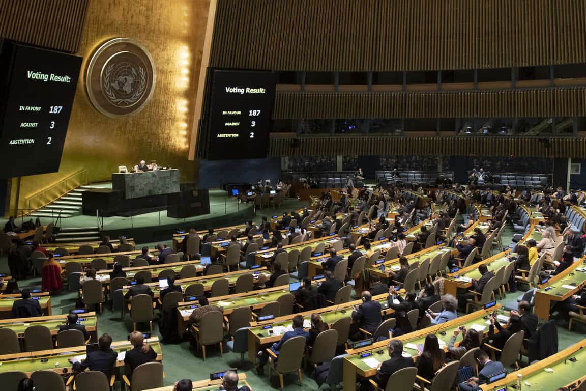 2026 UNGA Resolutions on Israel vs. Rest of the World