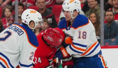 Looking at how the Oilers have fared against Stanley Cup champions in the 2020s