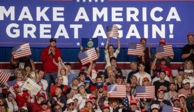 Crowd estimates for Trump’s Heartland Credit Union Arena event