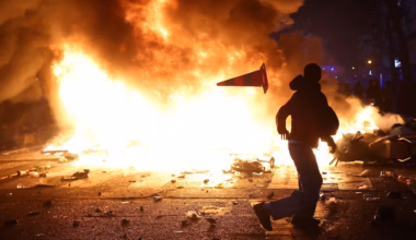 Destructive protests sweep across France, with buildings burned and hundreds detained - The Washington Post