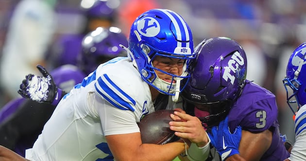 BYU football: Cougars grind out 17-10 road win at TCU – Deseret News