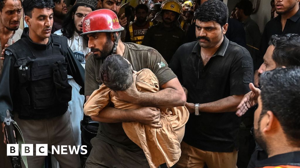 At least 33 pupils and teacher killed after school roof collapses in Pakistan - BBC