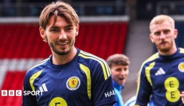 Scotland midfielder Billy Gilmour