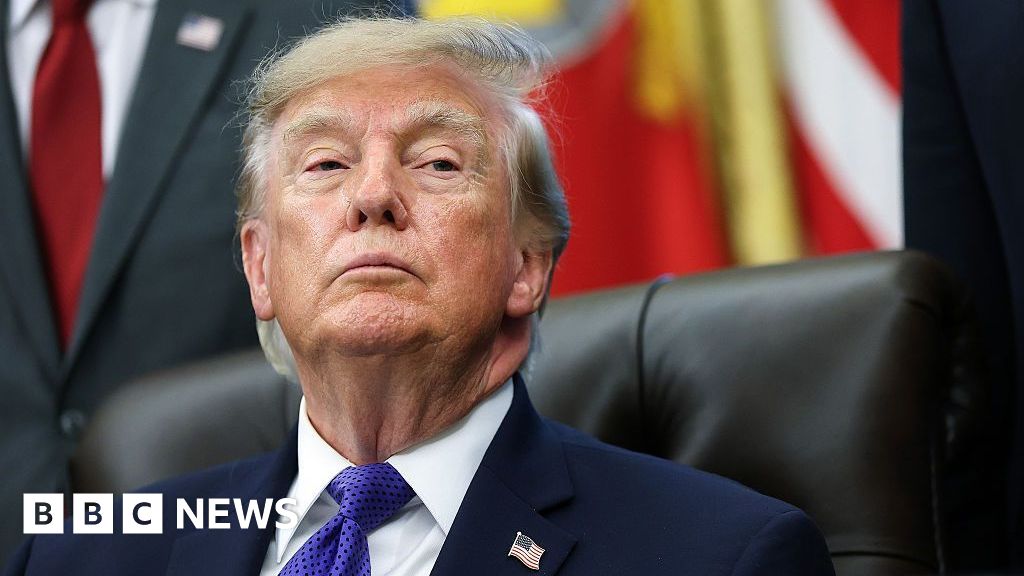 Trump says he will stop using US taxpayer funds for ads - BBC