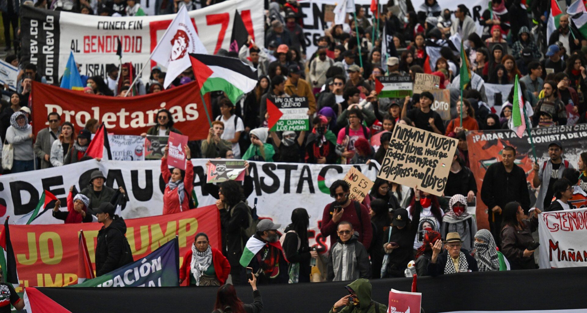 Protesters in Colombia rally against ties with Israel | News