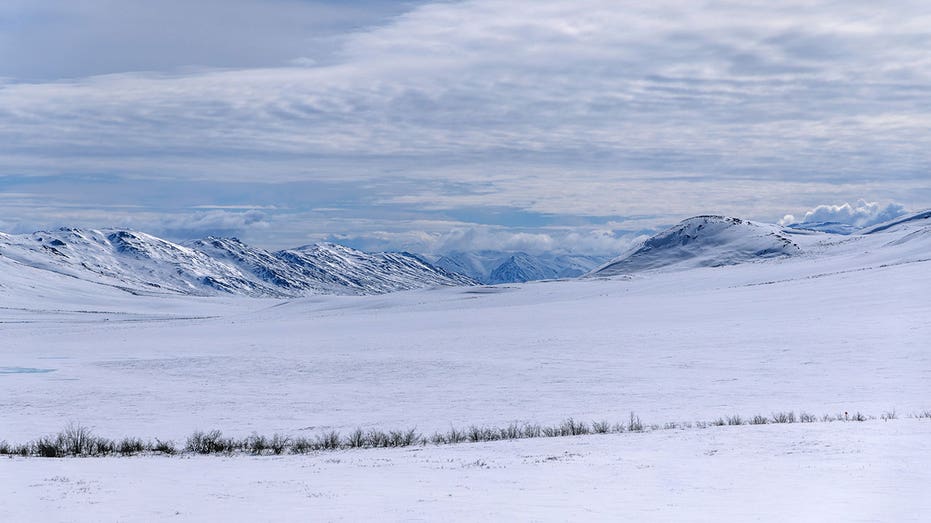 NORTH SLOPE BOROUGH, ALASKA - MAY 10: A general view of Brooks Range as seen from the Dalton Highway on May 10, 2024 in North Slope Borough, Alaska. The Dalton Highway (Alaska Route 11) stretches 414 miles across northern Alaska from Livengood (53 miles north of Fairbanks) to Prudhoe Bay. (Photo by Lance King/Getty Images)