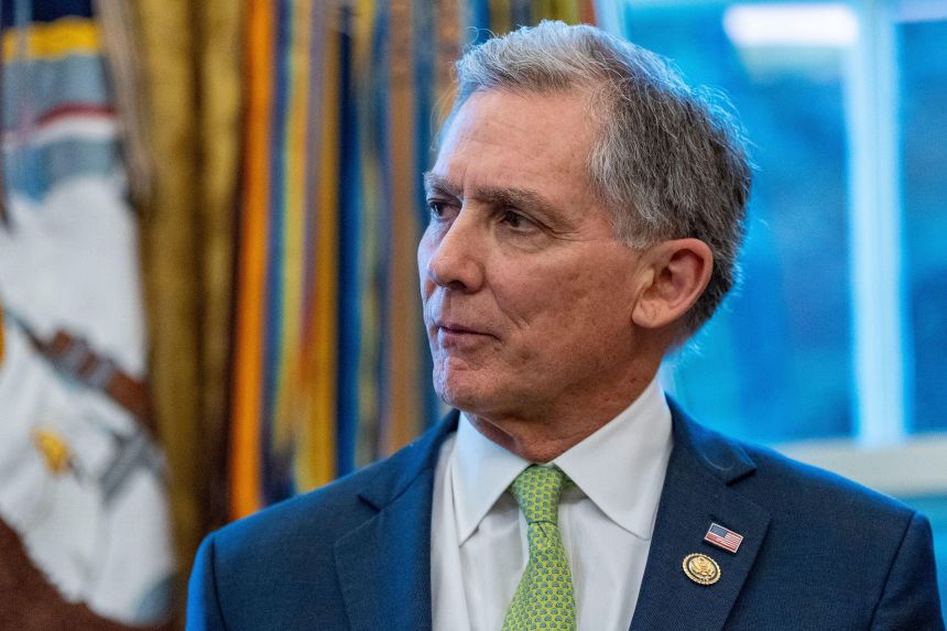 Rep. French Hill, in the Oval Office of the White House, on February 2.