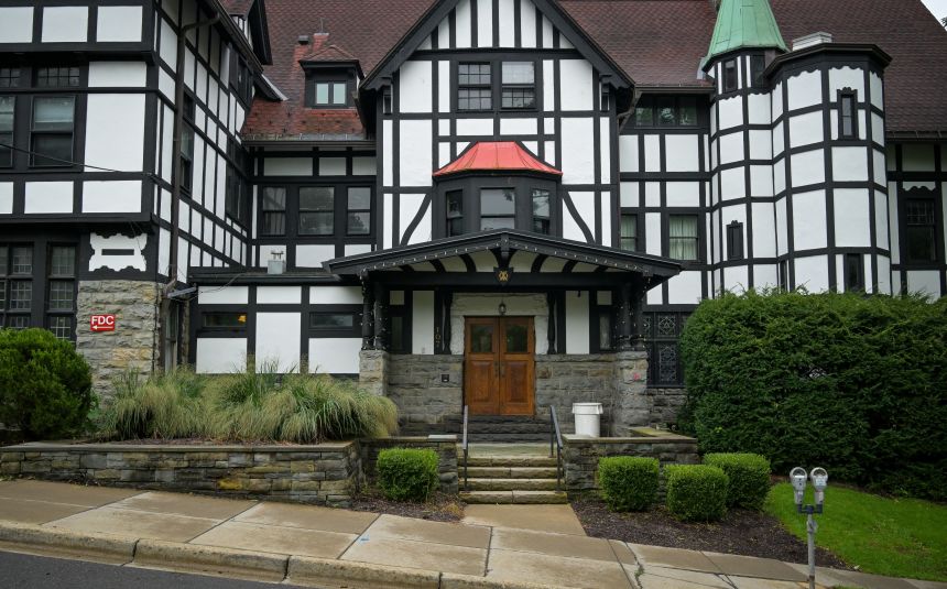 The Chi Phi fraternity house at Cornell University in Ithaca, New York, on September 28.