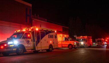 Large fire breaks out after deadly incident at Canadian military base, officials say