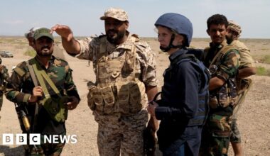 On Yemen's desert battlefield, a war with global consequences is being waged - BBC