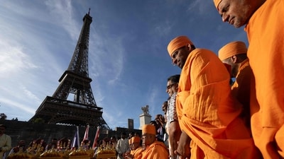 Female staff at Eiffel Tower had, last month, alleged that they were excluded during a private visit by a BAPS delegation. (AFP)