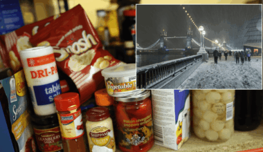 UK weather: Britons advised to stockpile food and brace for polar vortex this winter