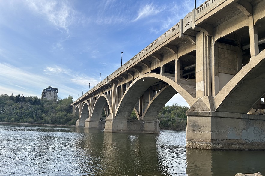 The Broadway Bridge in Saskatoon.