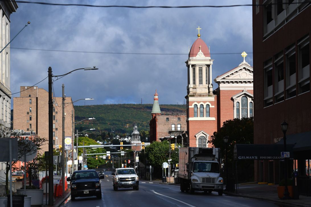 View of downtown Scranton, the