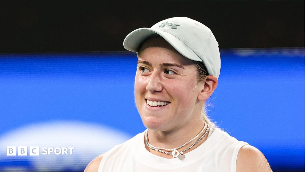 Sonay Kartal smiles after beating Elina Svitolina at the Wuhan Open