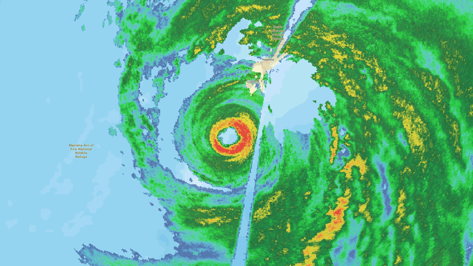 Super Typhoon Champi intensifies to a Cat 5 after battering Guam » Yale Climate Connections