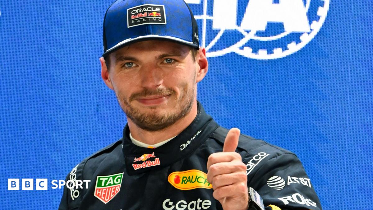 Red Bull's Max Verstappen during Singapore Grand Prix sprint qualifying