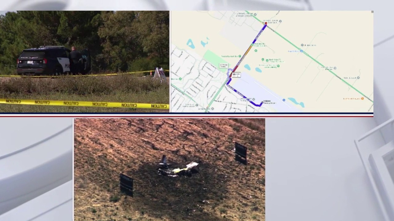 Plane carrying 2 crashes in Petaluma