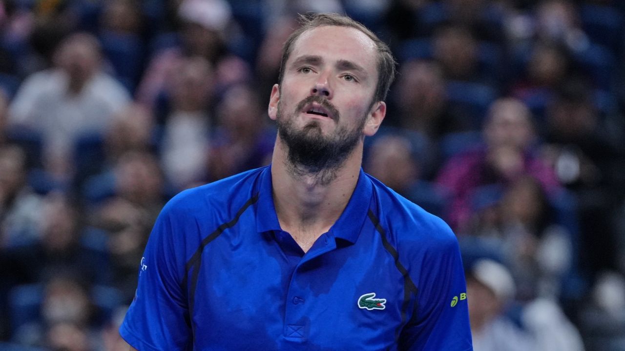 Daniil Medvedev disqualified from China Open semifinal after hitting fan with ball