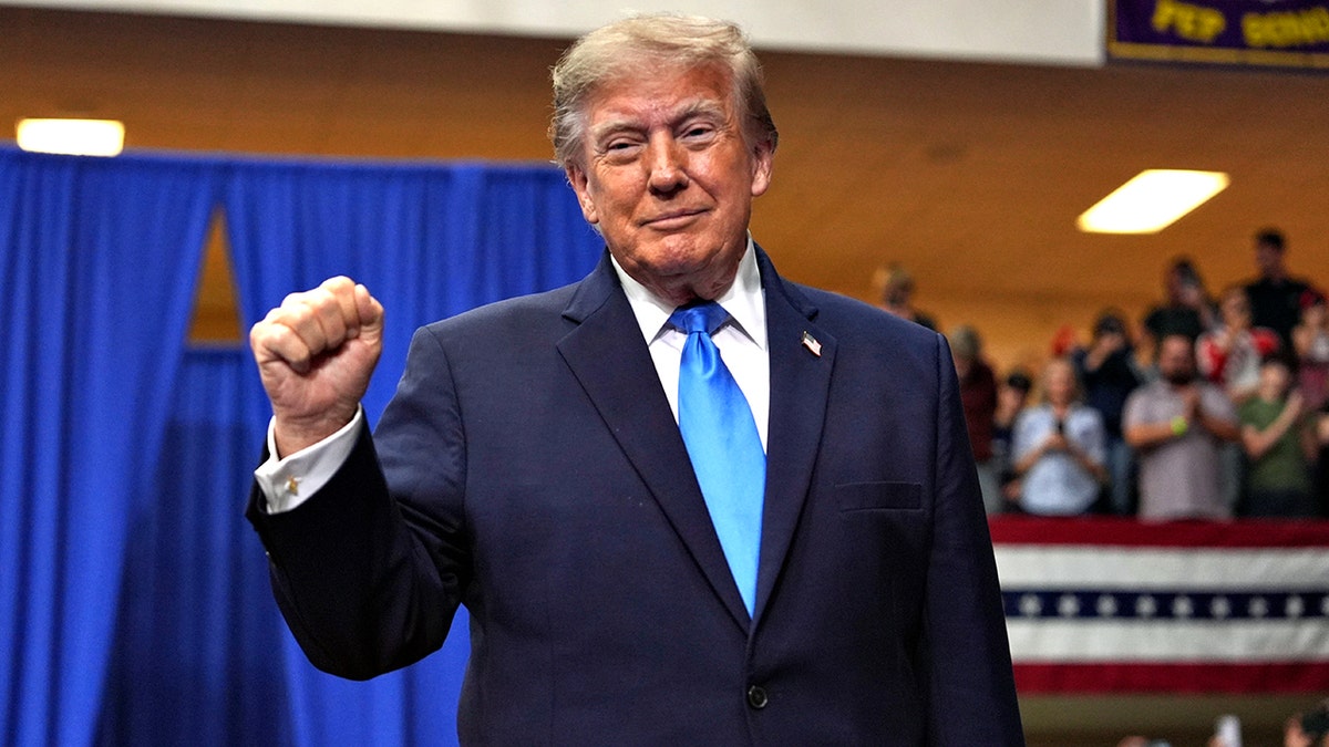 Donald Trump fist pump