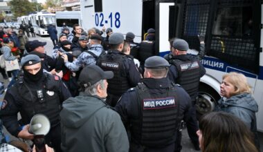 Dozens arrested at Moscow Communist Party rally amid anger over Ukraine drone strikes