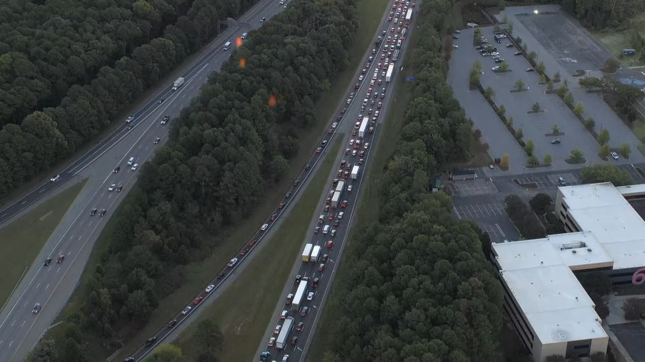 All lanes open after deadly crash in Durham creates severe delays on I-40, I-885 near RDU :: WRAL.com