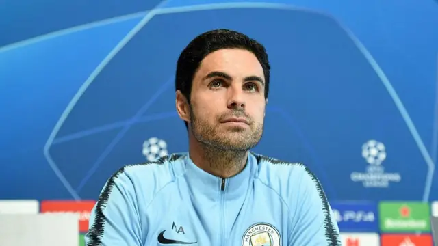 Mikel Arteta during his time as Manchester City assistant manager