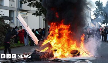 Riot police clash with students as education protests rage in France - bbc.com